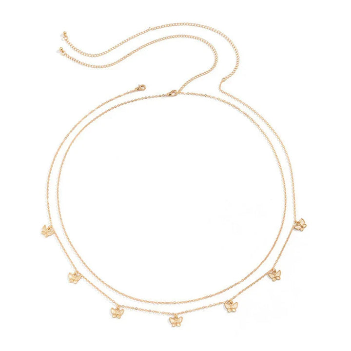 Sexy Double Thin Chain Women&